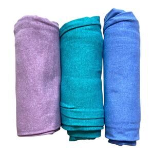 NWT Lularoe OS Leggings Bundle - lot of 3 pack solid heather - pink blue teal